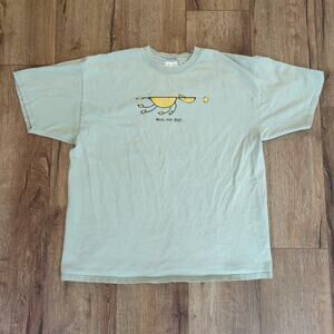 VTG Dog Must Get Ball Cyber Tech Adult XL Shirt Faded Animal Nature Cottage Y2K